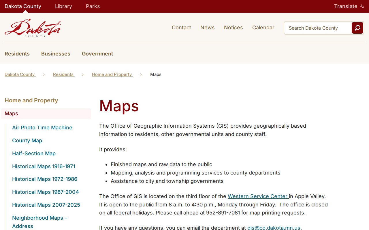Farmington ZIP code directory Dakota County ZIP map